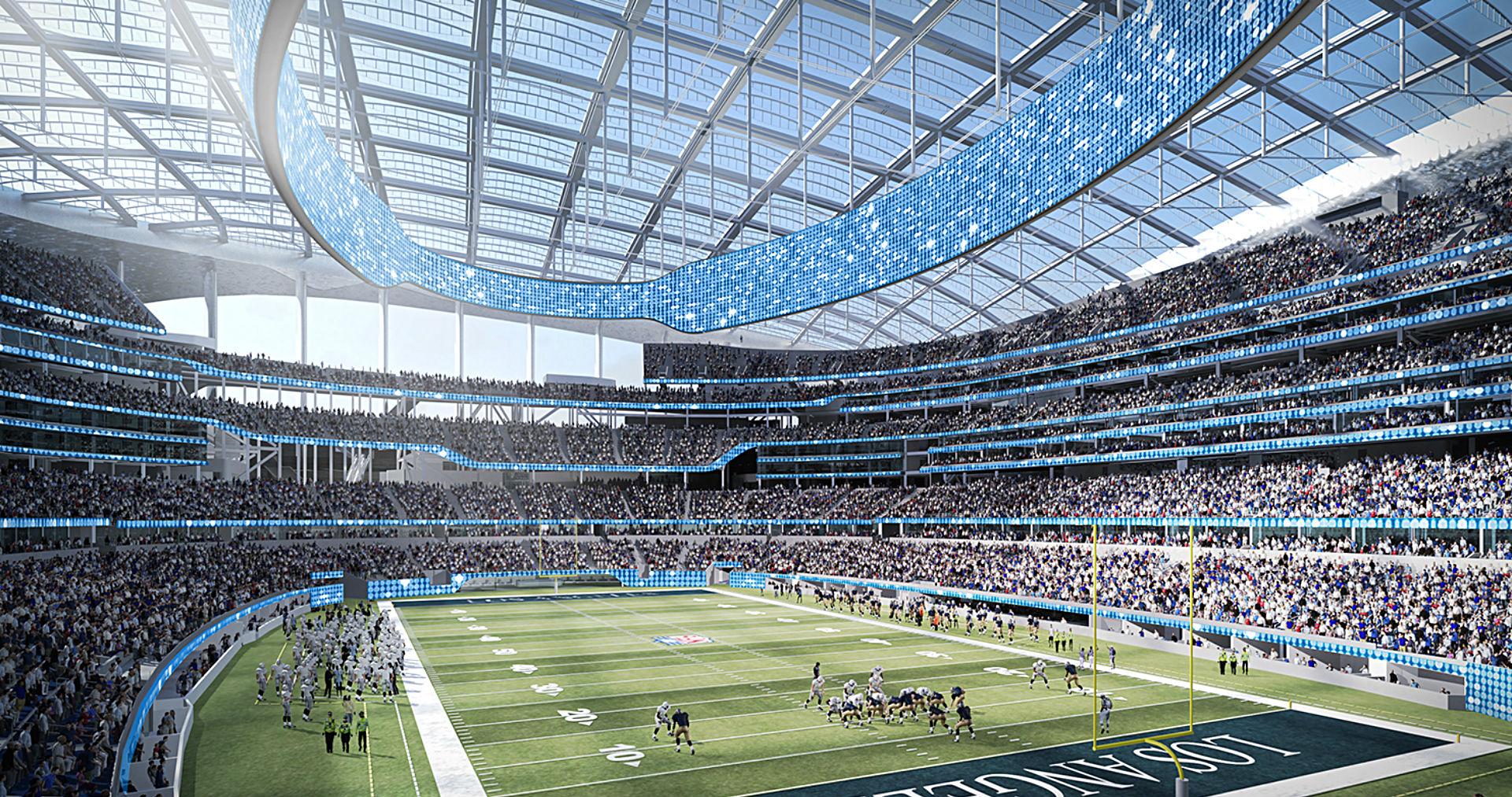 Inglewood Stadium Marks NFL's Return to LA | SkyriseCities