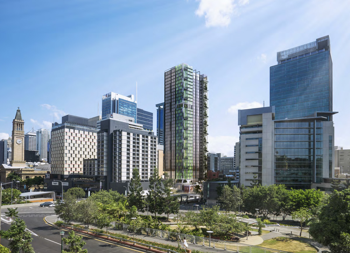 The proposal put in context, Brisbane, Woods Bagot