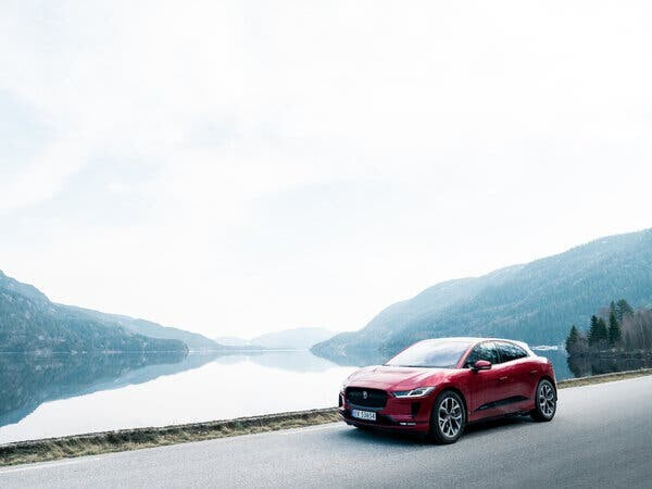 The Jaguar I-Pace. Oslo will soon have two dozen I-Pace taxis that can charge wirelessly