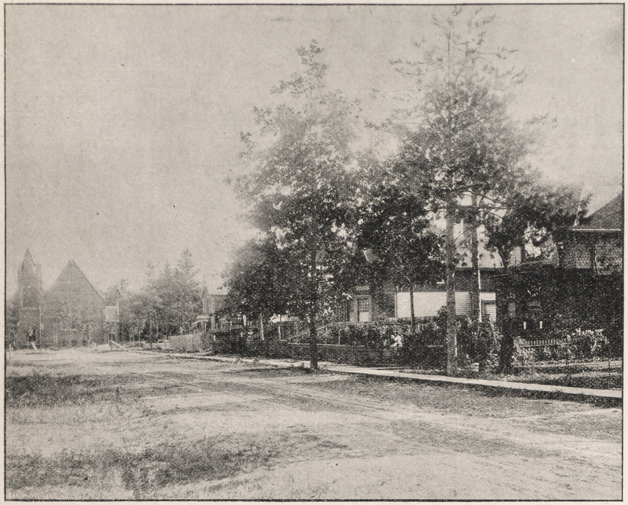 1894 January Enderby Road, west side, looking south from Gerrard Street East (then Lake View A...jpg