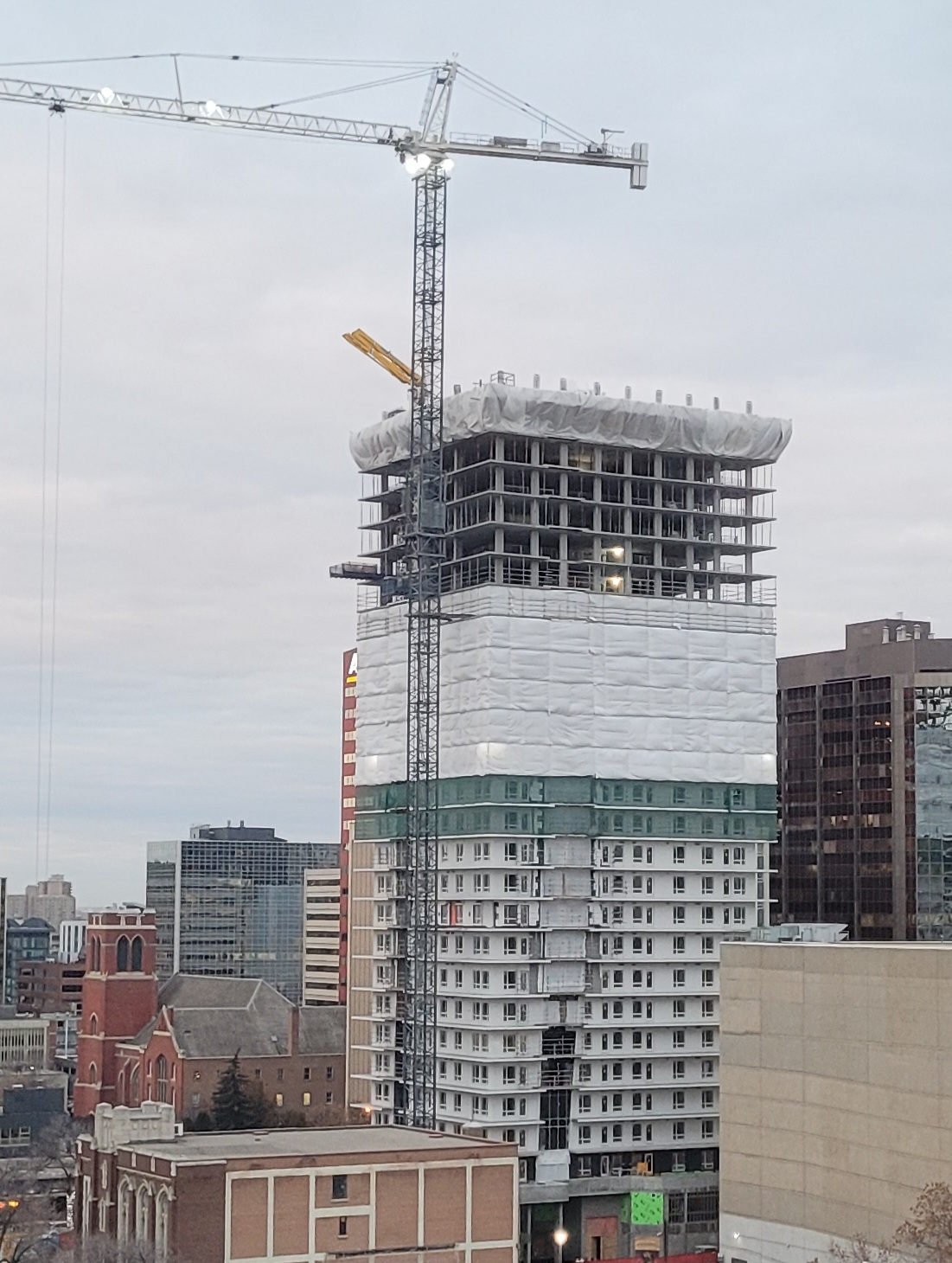 Edmonton Falcon Towers 170m 44s Langham Developments Arc