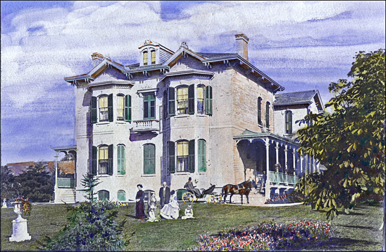 Austin, James, 'Spadina' (1866), Spadina Rd., opposite Austin Terrace. 1880  TPL.jpg