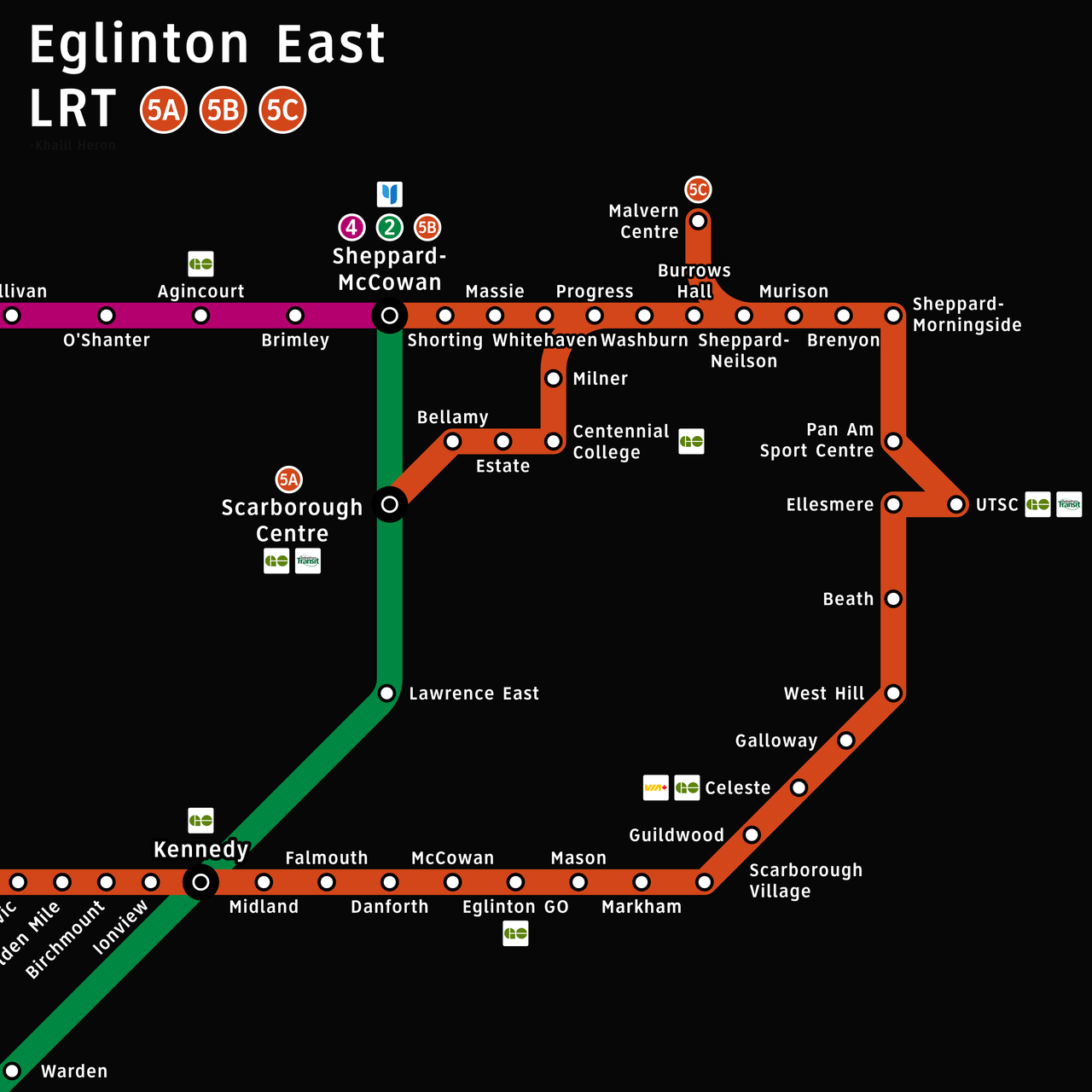 Branched Eglinton East LRT Map.png