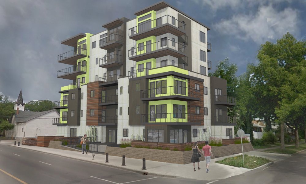 Edmonton 99 Street Apartment 23m 6s Gardner Architecture