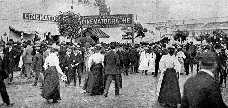 Cinematographe at Toronto Industrial Ex 1896.jpg