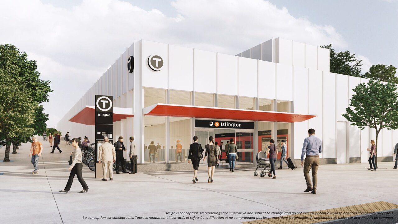 Conceptual rendering of an entrance building at the future Islington-Eglinton Station.jpg