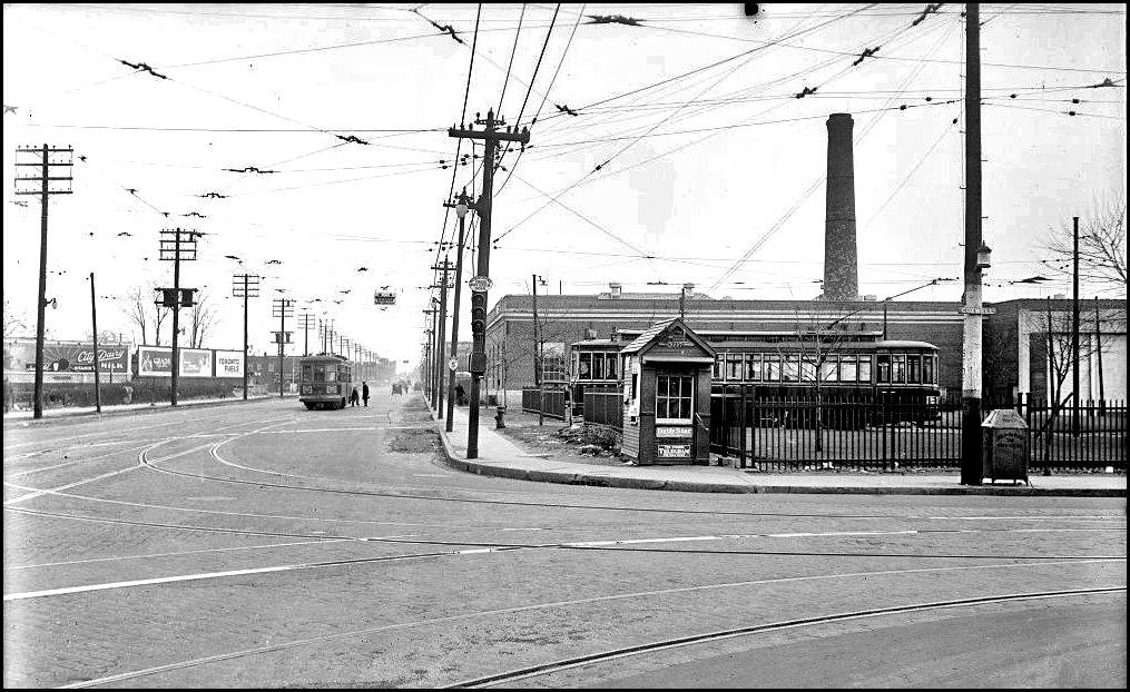 Danforth Ave, at Coxwell, looking east 1935 CTA.jpg