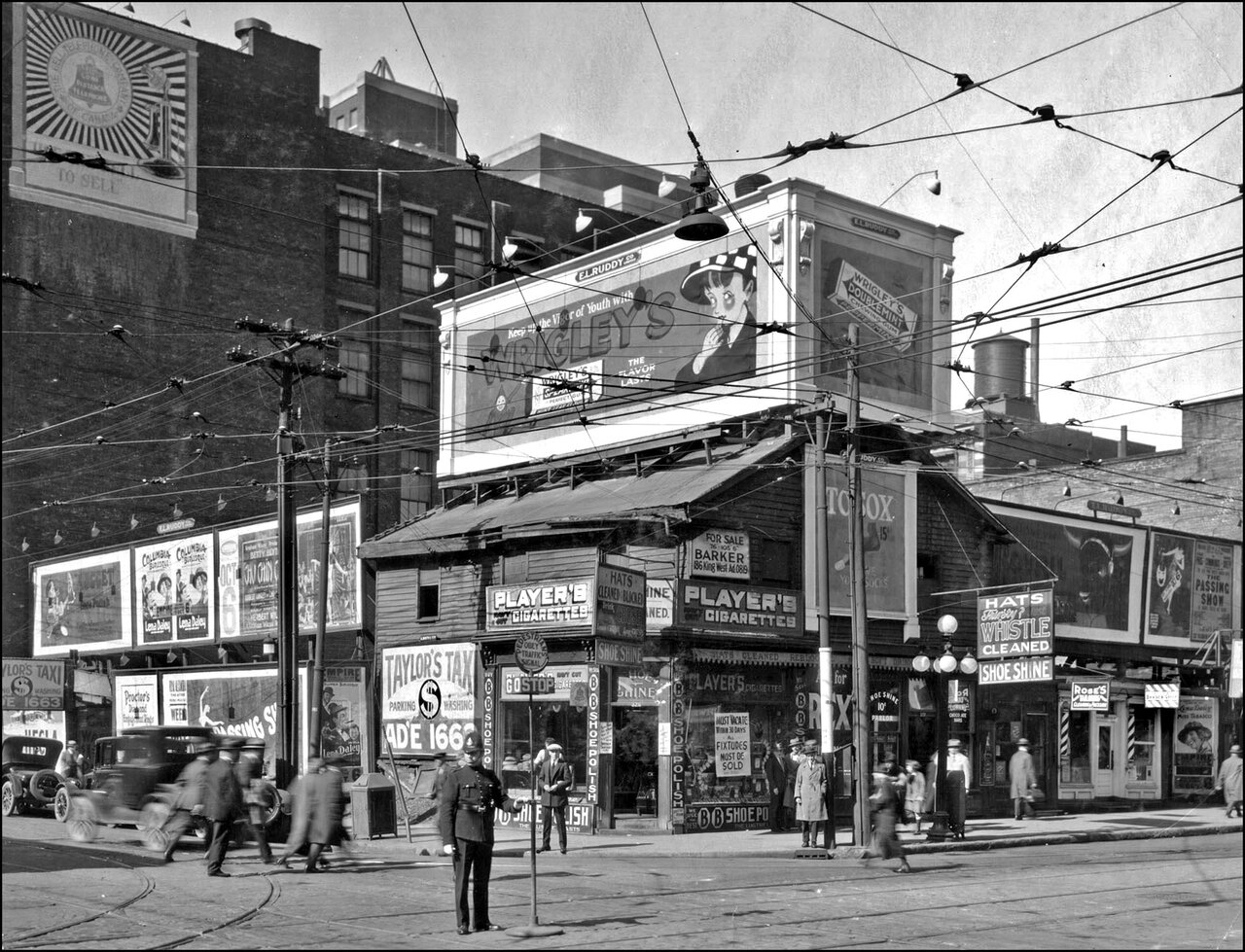 Doel, John, house, Adelaide St. W., north west corner Bay St.  1925  TPL.jpg