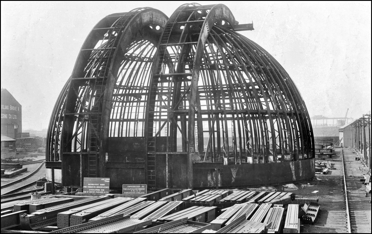 Dome for the David Dunlap Observatory 1932, UofT Archives.jpg