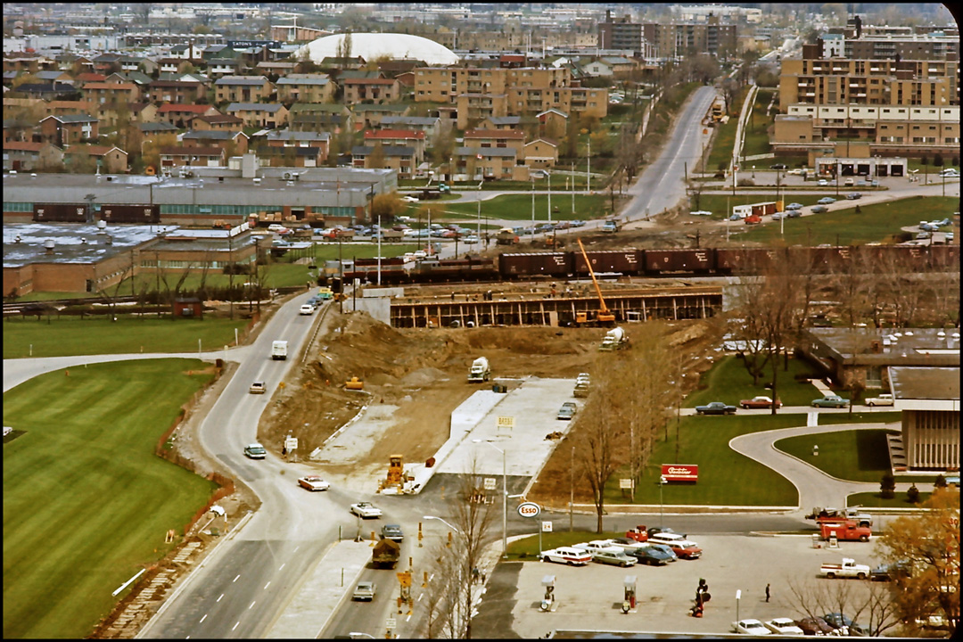 Don Mills RR underpass N. of Eglinton 1966 2 © G.Dunbar.jpg