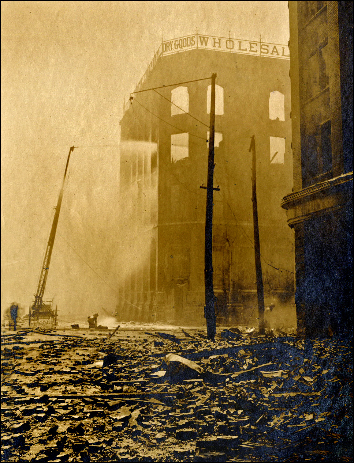 Fire (1904); Bay St., west side, looking south from north of Wellington St. W. x  TPL.jpg