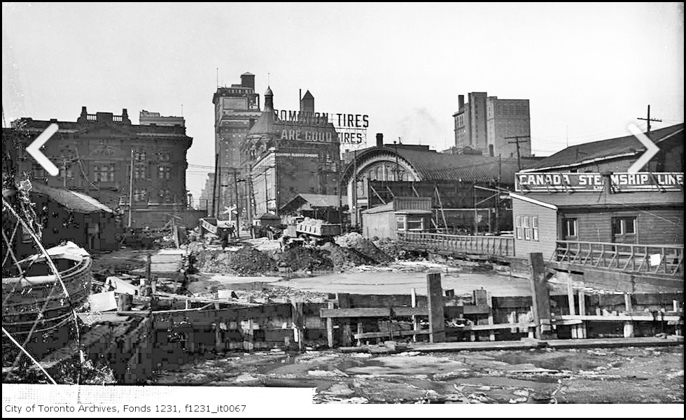 foot of Yonge St. - just below Esplanade - 1919.jpg