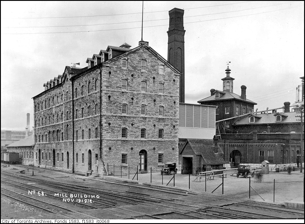 Gooderham and Worts distillery main building, containing mill, Mashing and Fermenting departme...jpg
