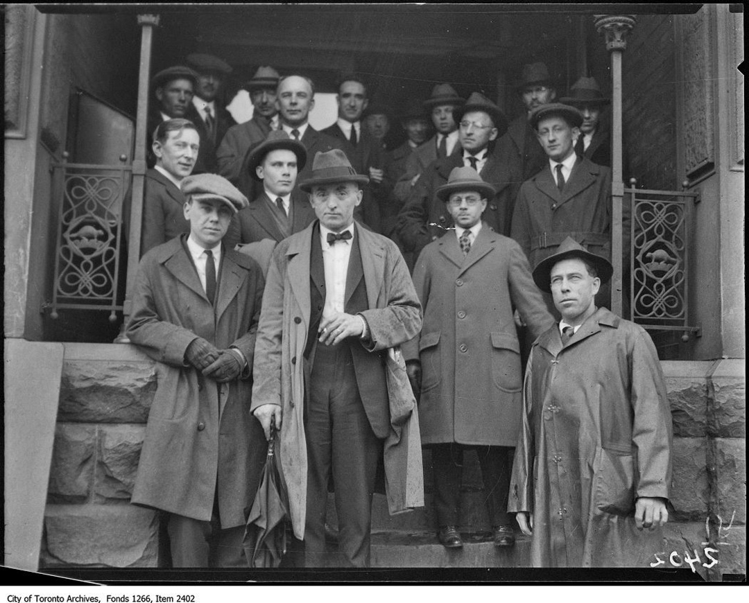 Group of Communist agitators at Labor Temple 1924.jpg