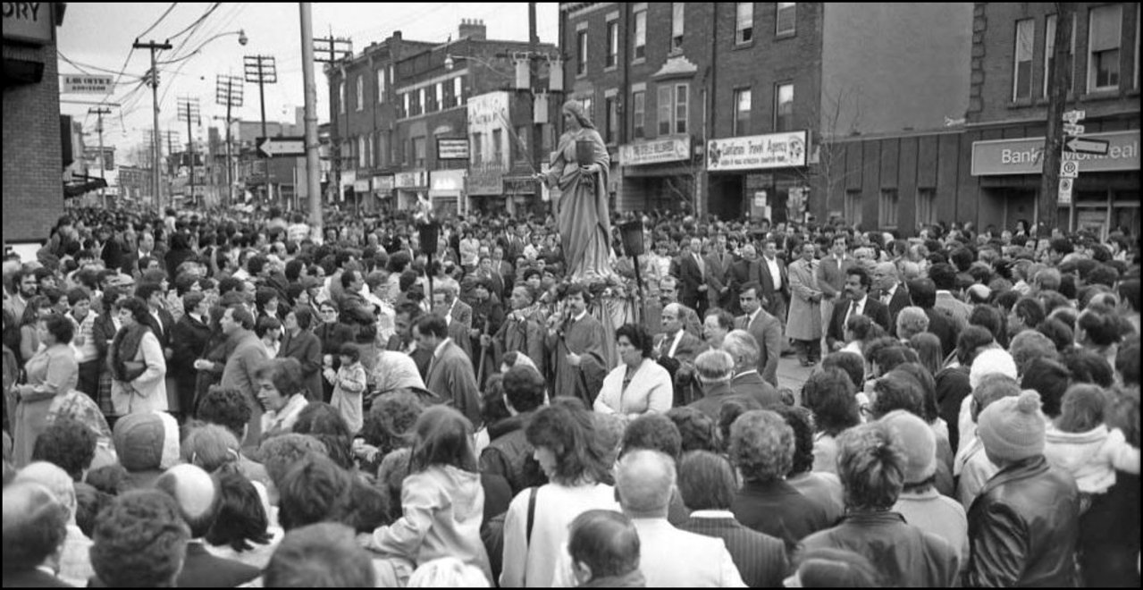 Italian Religious procession - College Street - Little Italy - Date 19--?.jpg