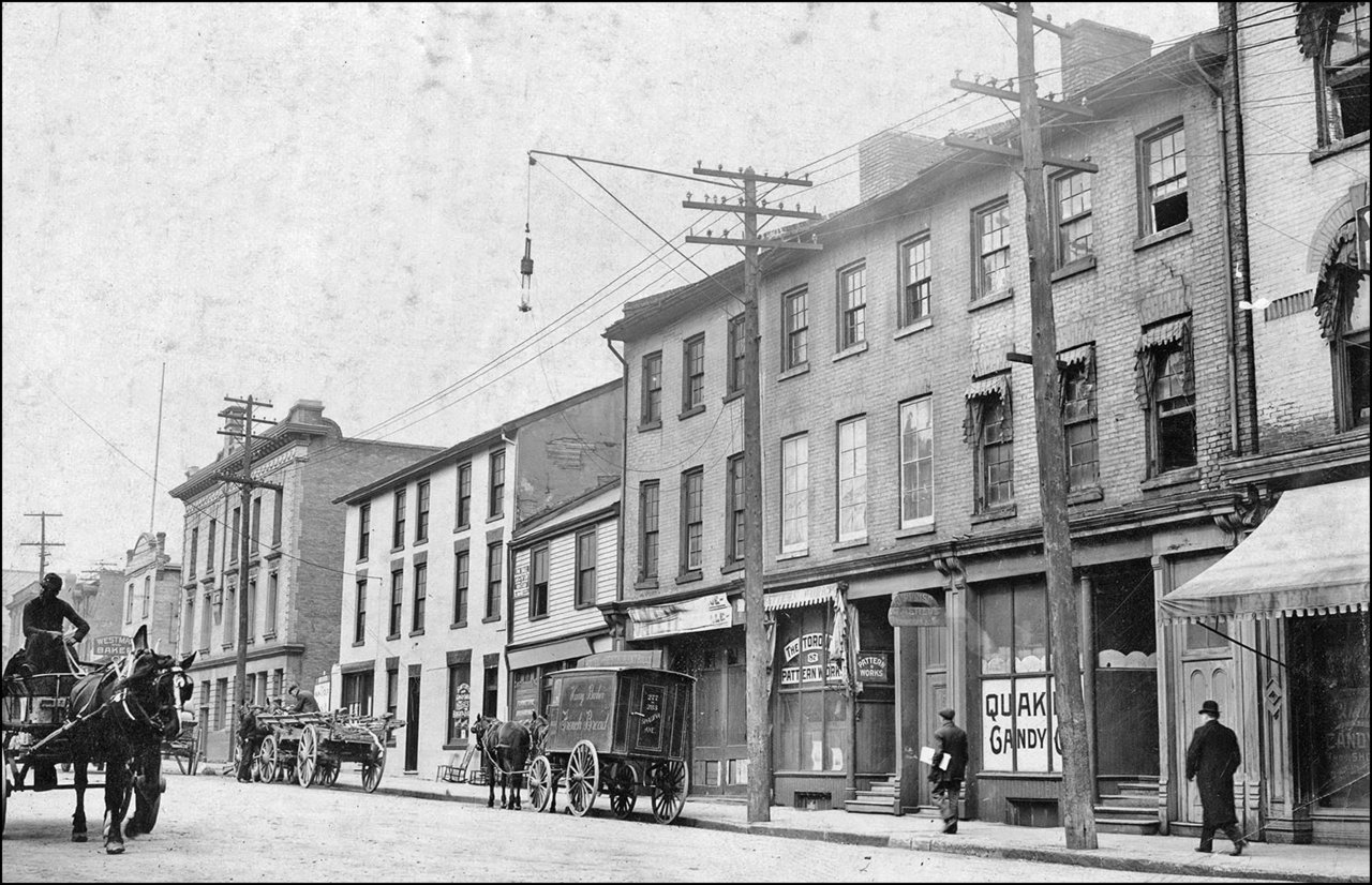 Jarvis St., east side, looking north, between Adelaide & Richmond Sts. E. 1910   TPL.jpg