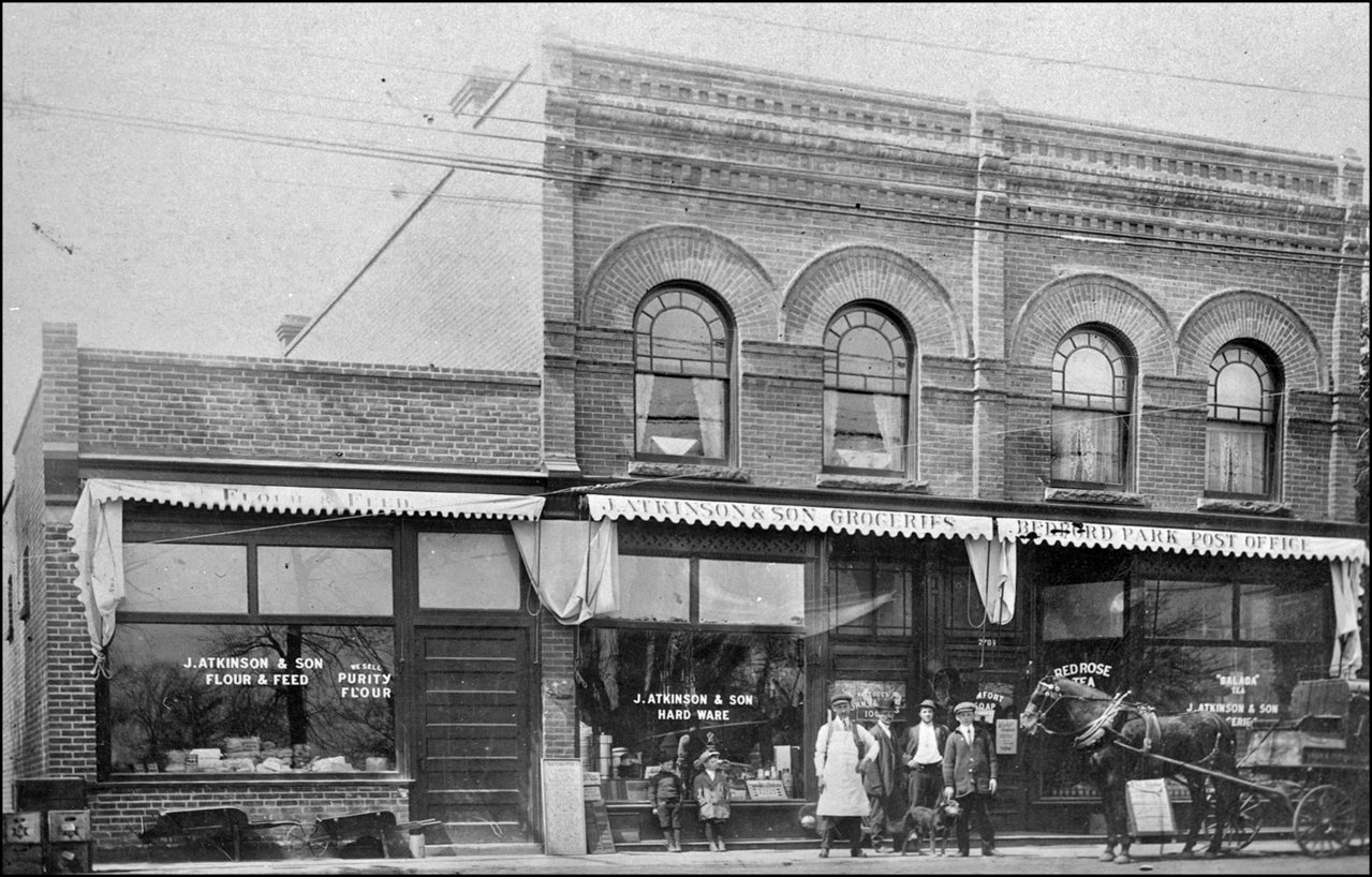 John Atkinson shop Yonge St. s.w. cor. Bedford Park Ave. 1920 TPL.jpg