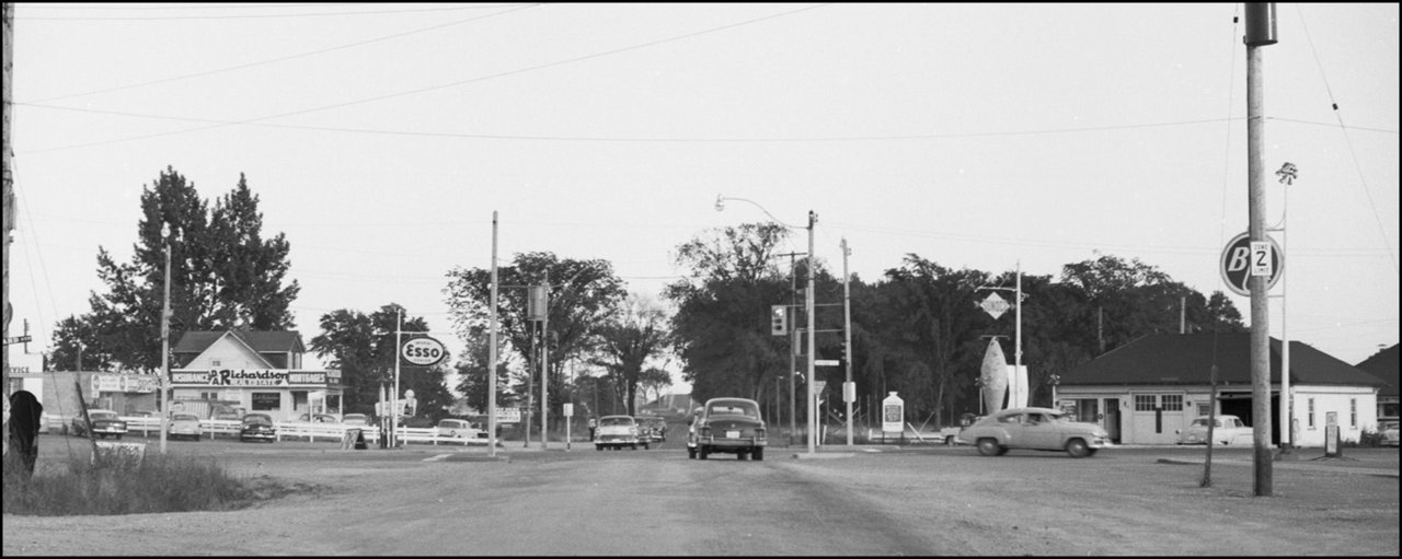 Looking S. on Victoria Park Ave. across Sheppard Avenue East   1958   TPL.jpg
