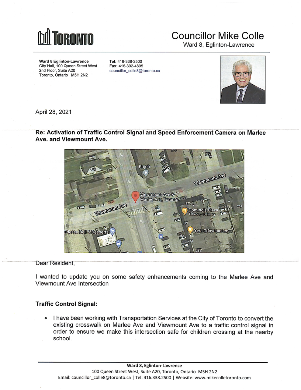 Marlee and Viewmount Traffic Signals Newsletter 1.png