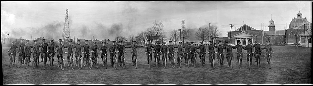 No. 9 Platoon, Cyclist Corps, Exhibition Camp, Toronto-Library and Archives Canada.jpg