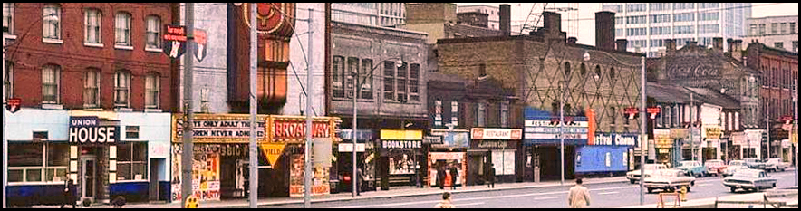 Queen St. W., S. side between Bay & York 1950s.jpg