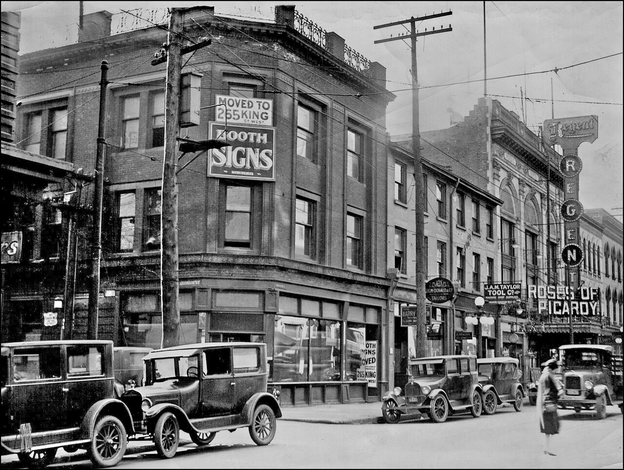 Regent Theatre, Adelaide St. W, S side, looking W from Yonge St. to Bay St. 1927  TPL.jpg