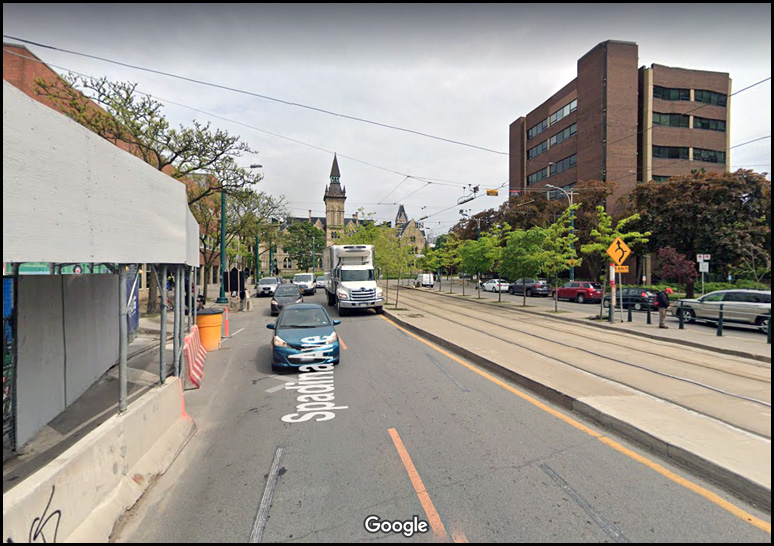 Spadina S. of College.jpg