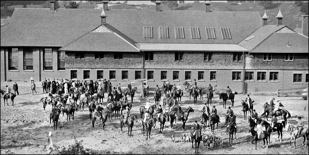 Toronto Hunt at Joseph Kilgour's new stables, Sunnybrook Farm, N of Eglinton Ave. E., between ...jpg