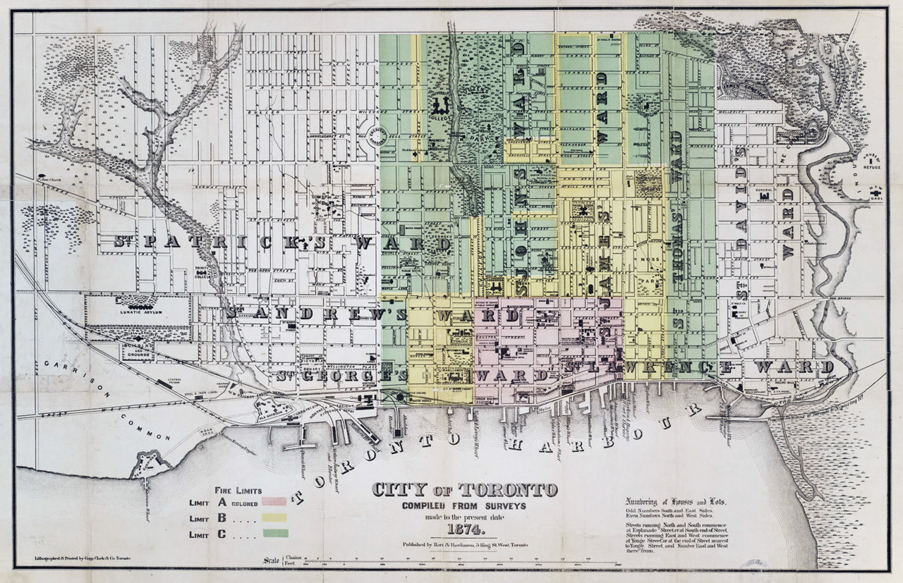 Toronto map  1874  TPL.jpg