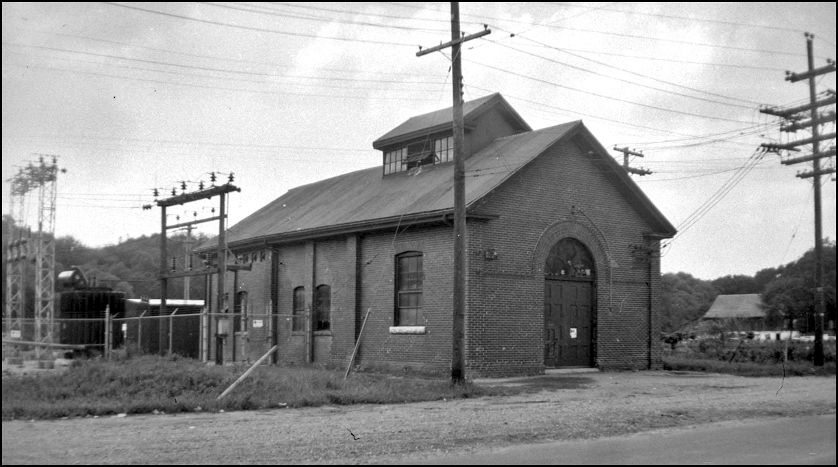 Toronto & York Radial Railway, power house 1951, Yonge St. W side near Wilson Ave.jpg