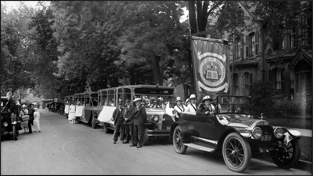 TTC motor coaches in Orange Celebration 1926 LAC .jpg