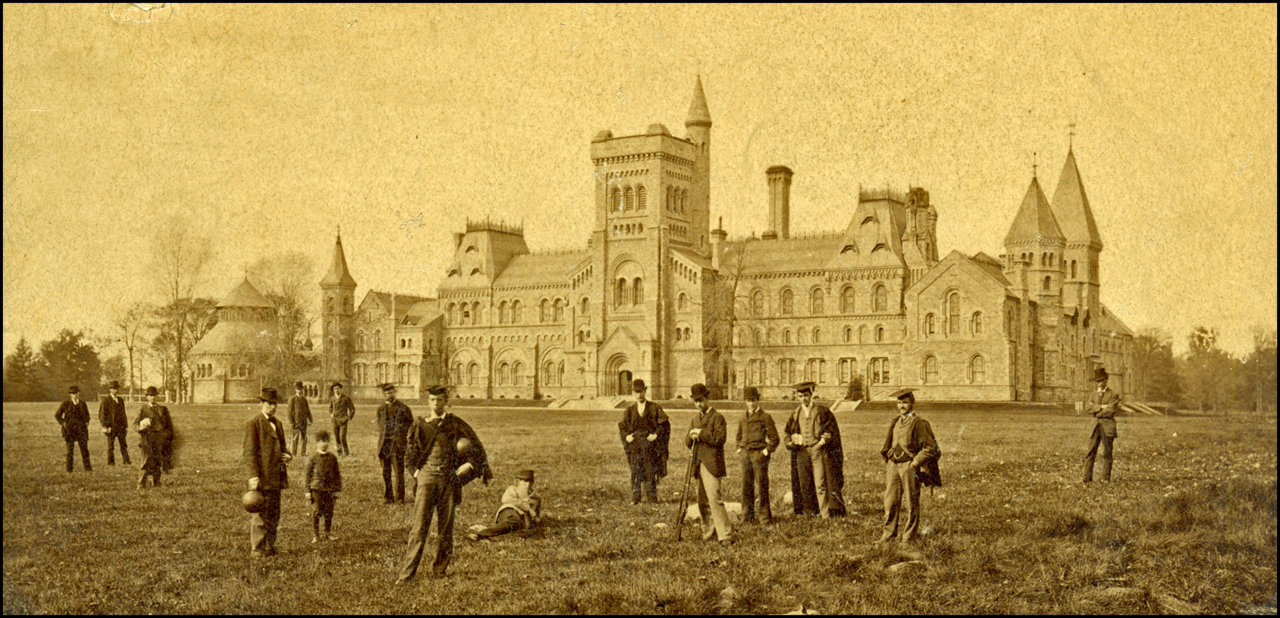 U of T students on the front campus  c. 1880  UofT Archives.jpg