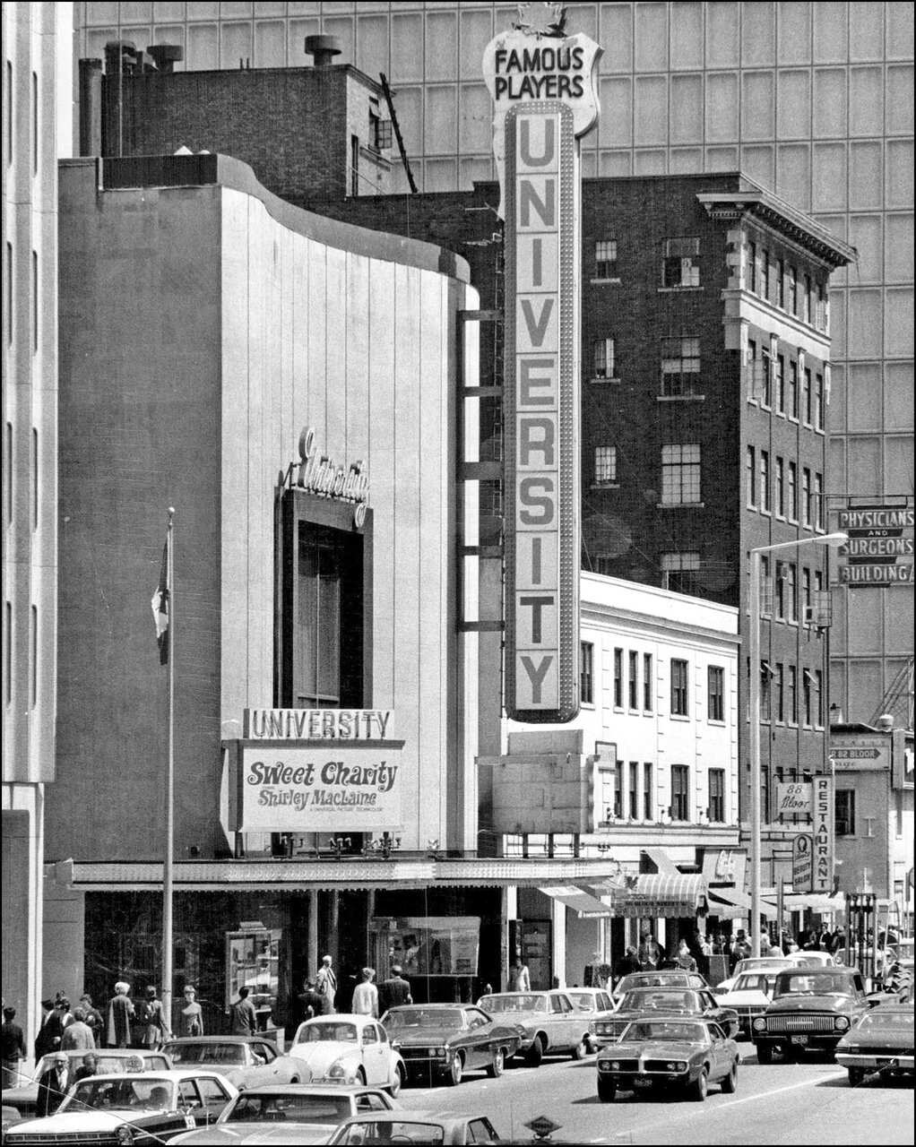 University Theatre, Bloor Street West, north side, between Bellair St. and Avenue Rd. 1969  TPL.jpg