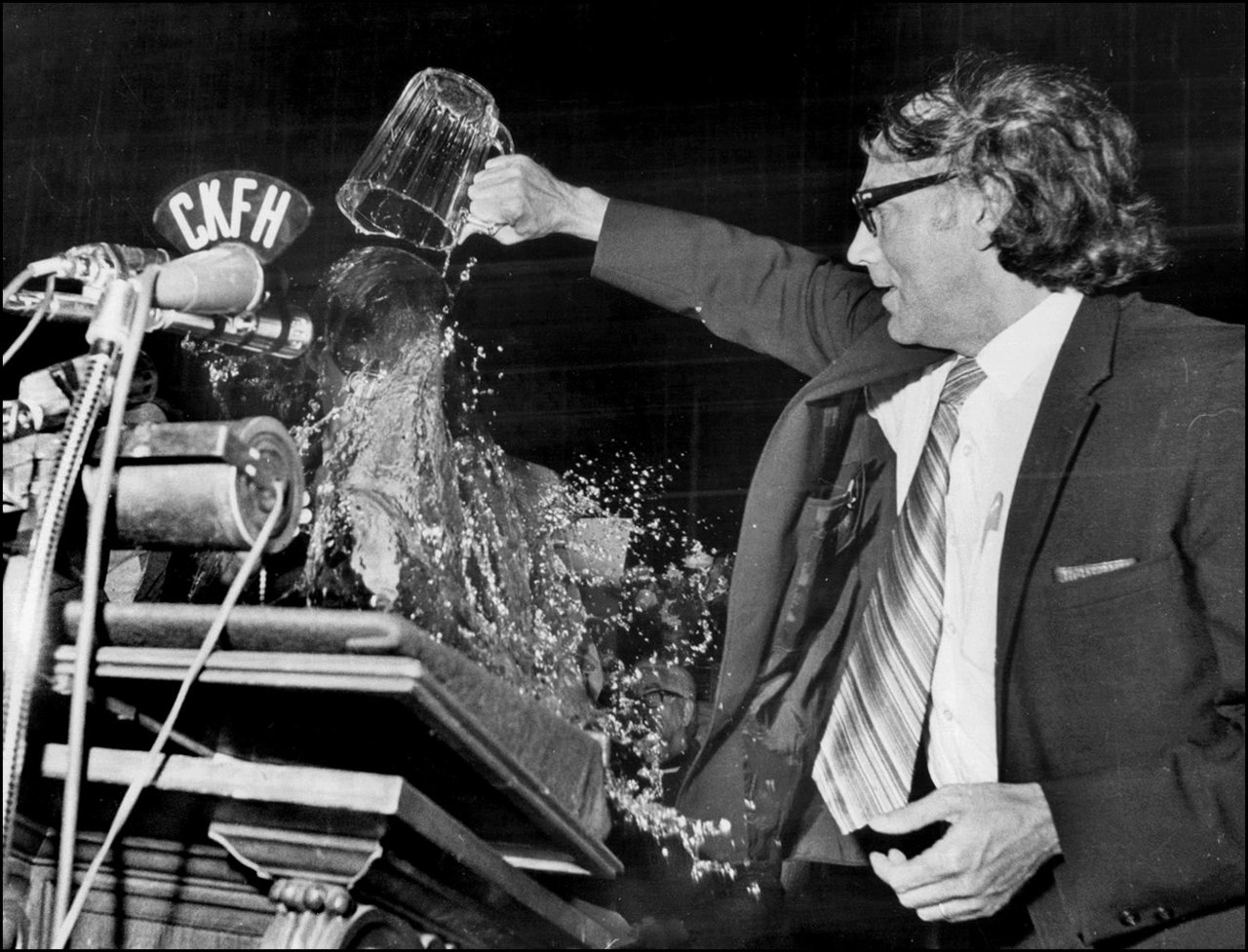 William Kunstler in action against Edmund Burke Society spokesman Paul Fromm at U.ofT. 1970 TPL.jpg