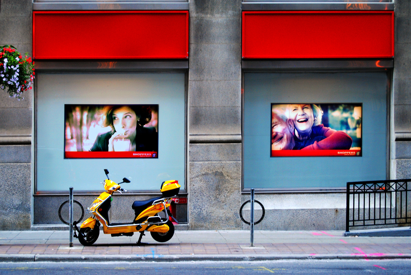 yellow scooter on Yonge.jpg