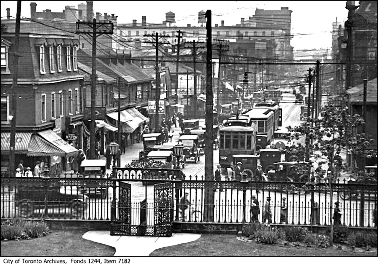 York St., looking S. from Osgoode Hall (Queen St. W.) 1927   CTA.jpg