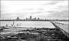 City skyline from Wards Island at eastern gap 1954 photo by James Salmon TPL.jpg