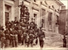 30th regiment-officers at front of Parliament Buildings Front St. W. 1861 TPL.jpg