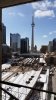 The CN Tower & Union Station seen from the 13th floor of Backstage.jpg