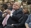 Mayor Rob Ford and his wife Renata Ford react to Doug Ford\'s speech.jpg