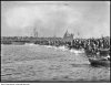 CNE start of 21 mile swim1927.jpg