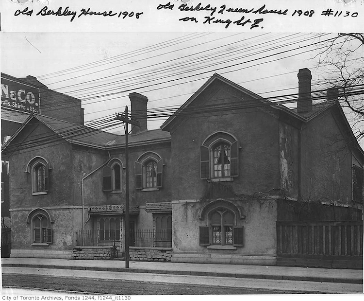 Heritage Toronto Mondays Berkeley House 1908 UrbanToronto