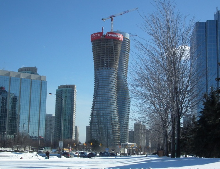 Fernbrook & Cityzen's Absolute World Condos Tower 5 About to Top Off