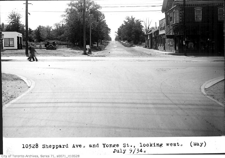 Heritage Toronto Mondays Yonge and Sheppard, 1934 UrbanToronto