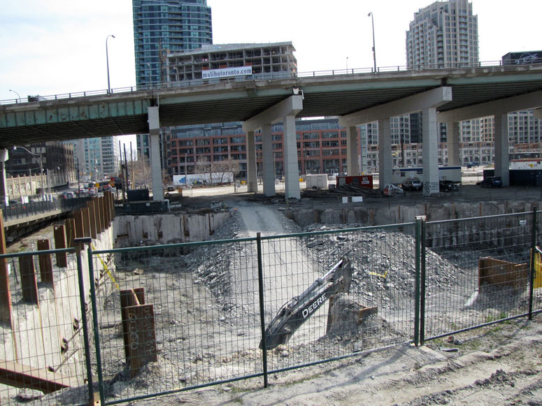 Excavation Continues At The Onni Group's Garrison At The Yards Condos
