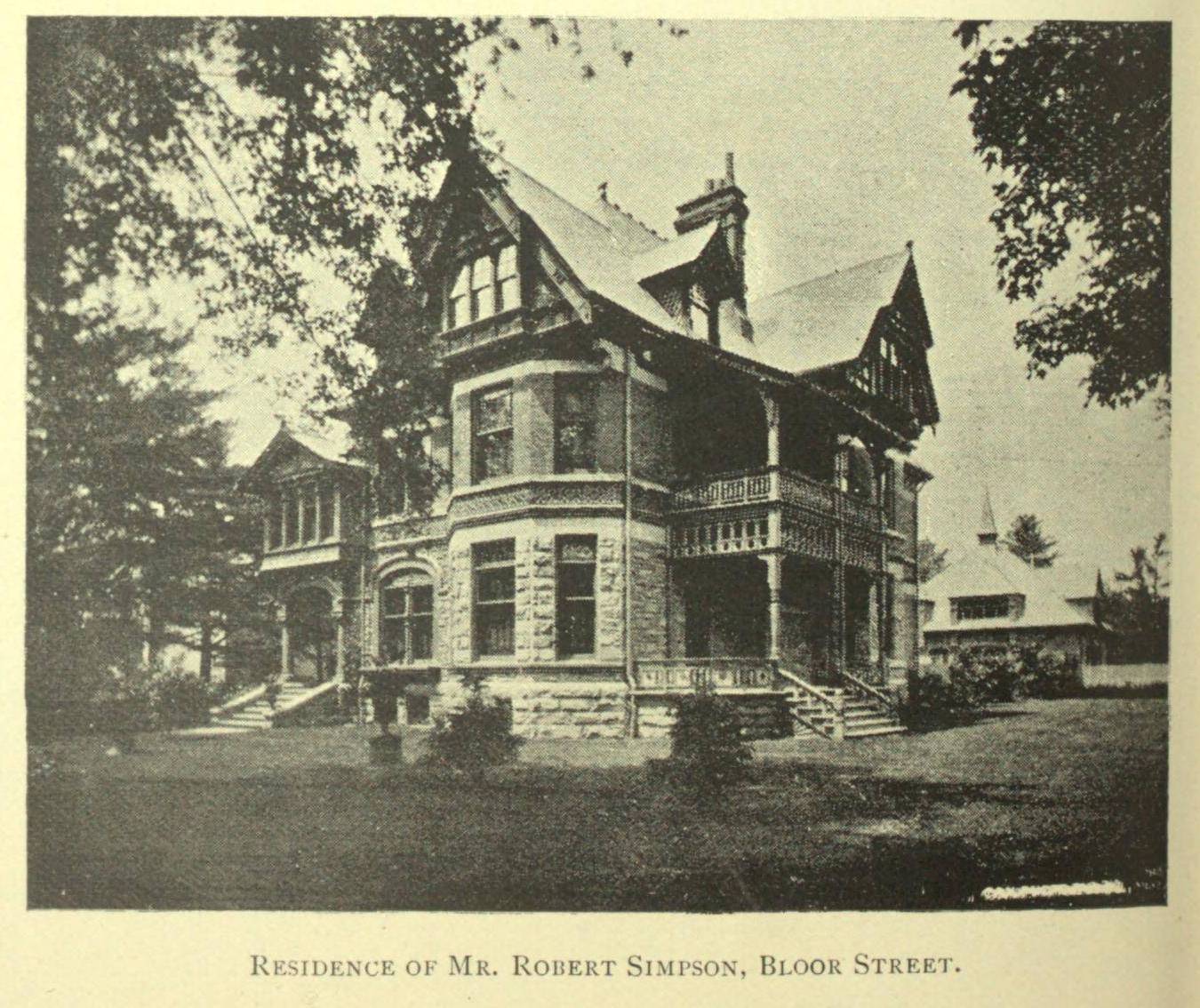 Then and Now Robert Simpson Residence UrbanToronto