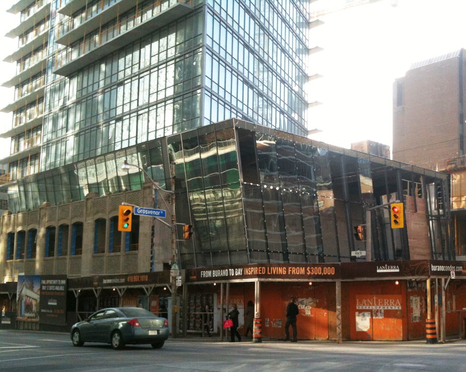 First Peek at the Café Glazing on Lanterra's Burano Condos | UrbanToronto