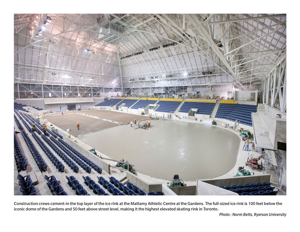 Toronto Maple Leafs arena converted to university recreation facility