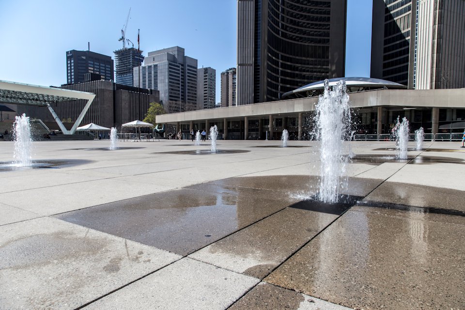 Nathan Phillips Square Revitalization Creeps Towards Completion UrbanToronto