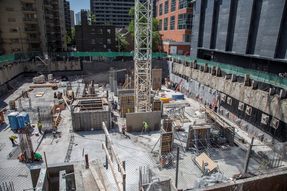 Concrete Rise Concrete Rising at CHAZ Yorkville Condos | UrbanToronto